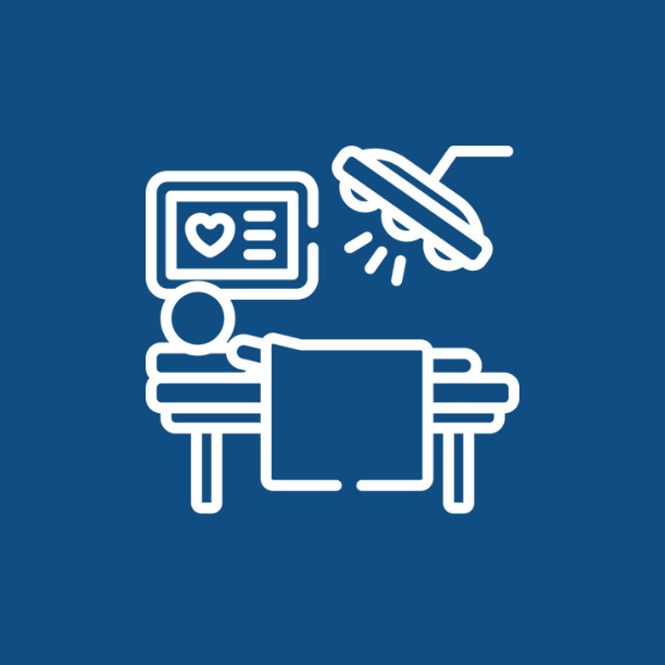 Icona della sala chirurgica ambulatoriale